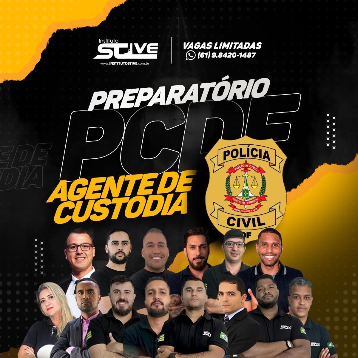 PREPARATRIO PRESENCIAL PCDF - AGENTE DE CUSTDIA
